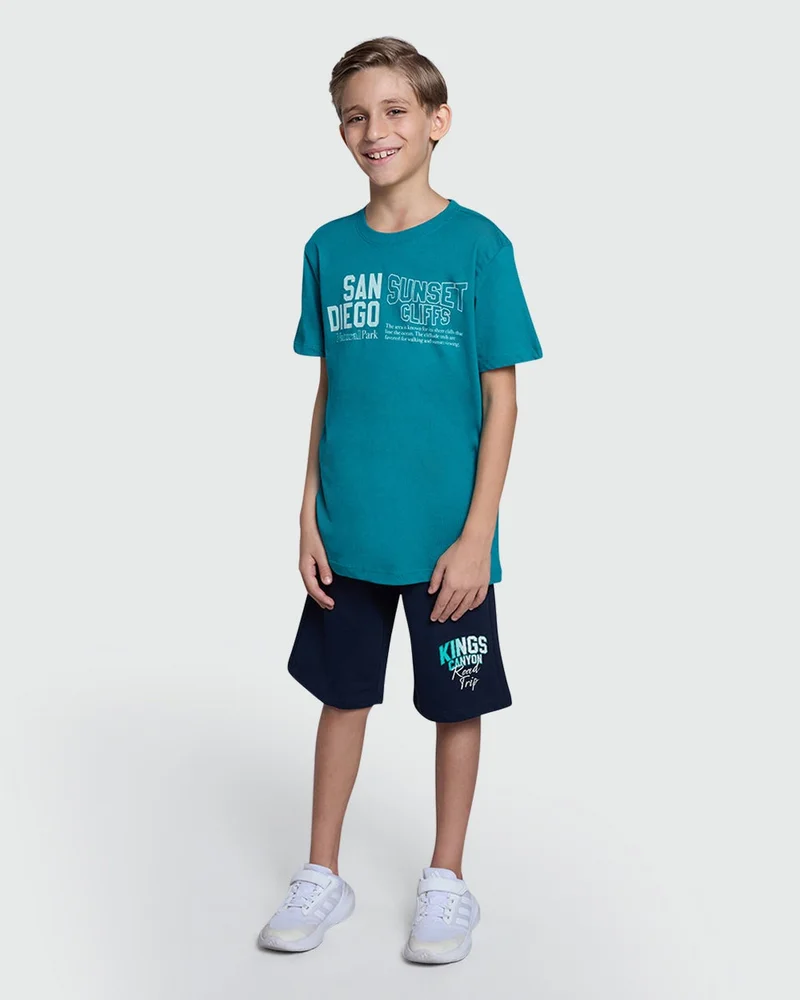Ovs Fanfare Green Modern Boys' Tee By OVS